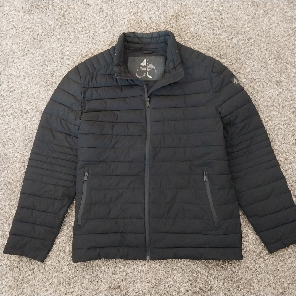 ADULT MOOSE KNUCKLE BLACK NO HOOD JACKET
